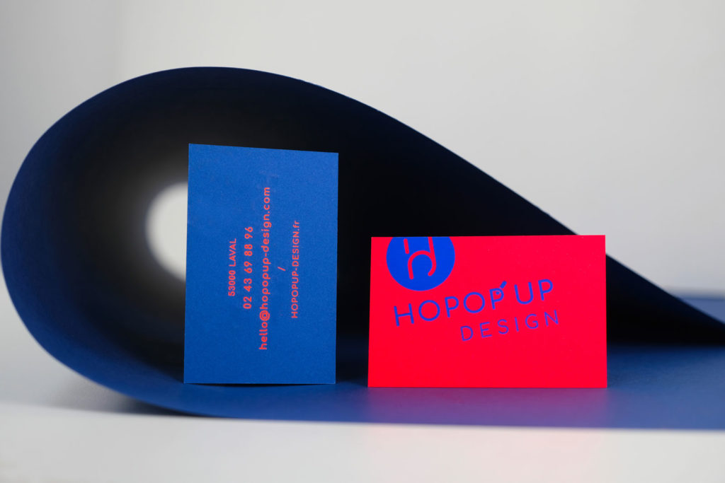 Carte de visite Hopopup Design Dorure à chaud