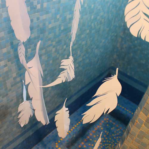 amménargement d'espace bain douche Lady Amherst