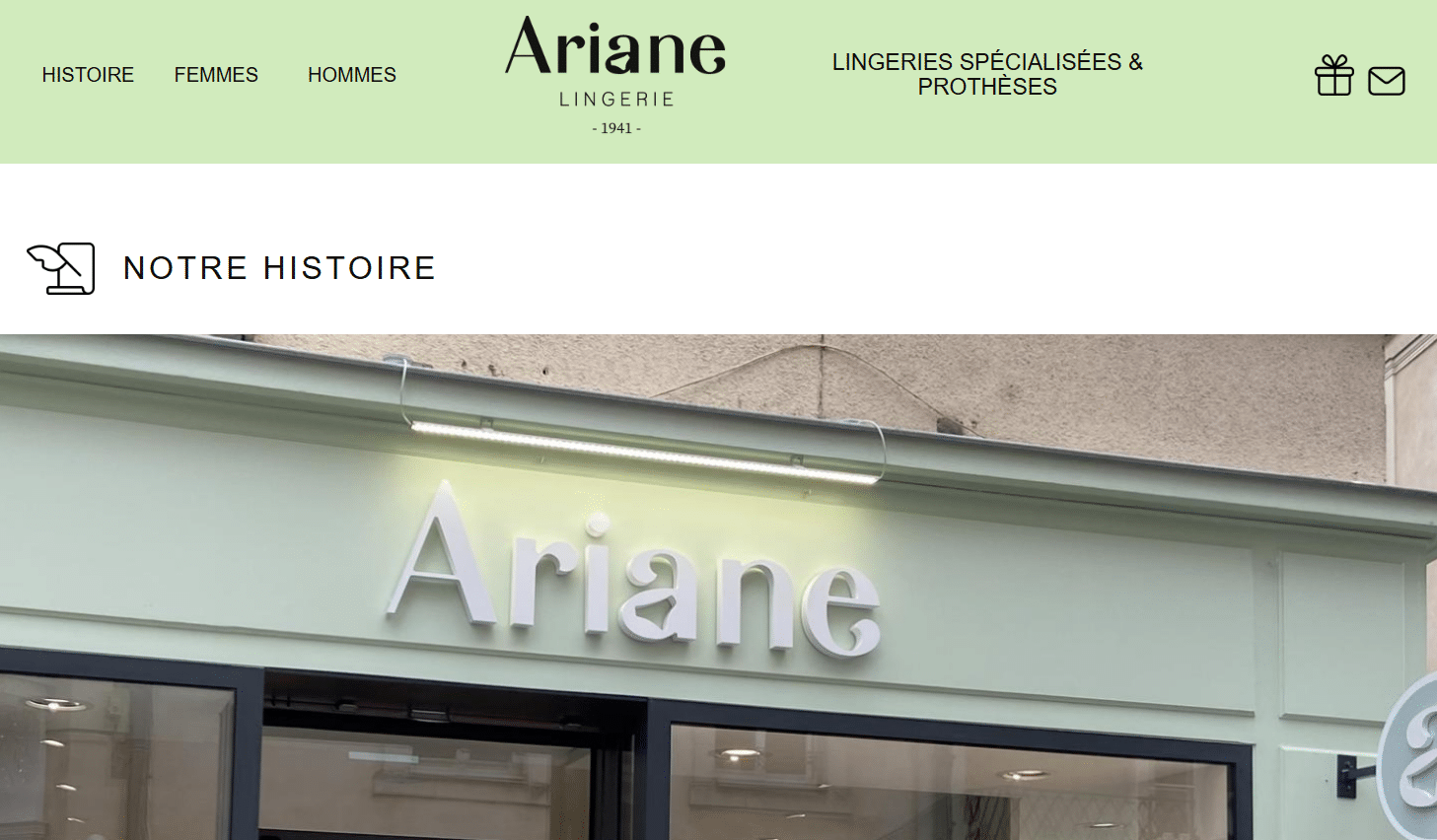 Ariane lingerie Site Internet Ariane Lingerie